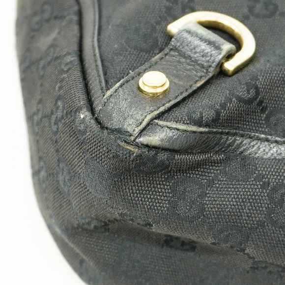 Gucci Tote Bag GG Canvas Abby 130739 Leather Black Women's - Picture 7 of 16